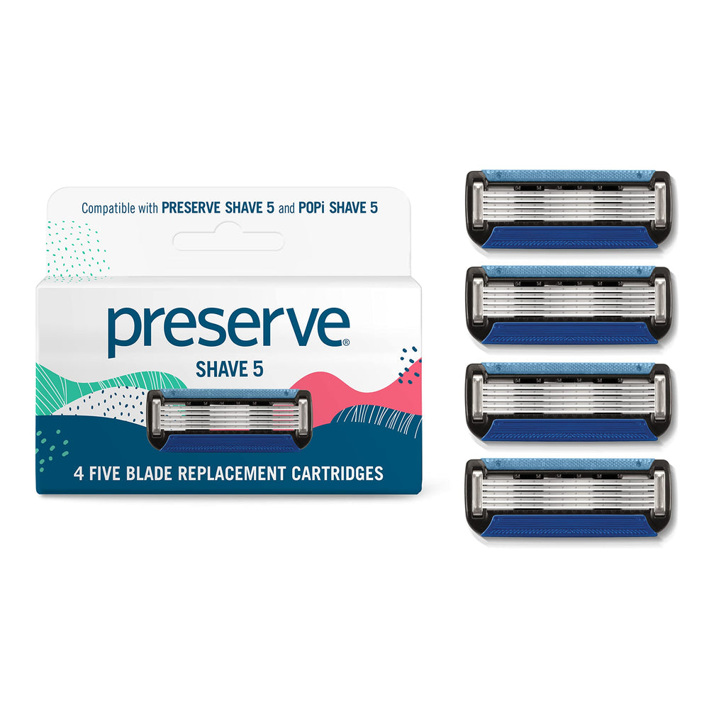 Preserve Shave5 – lames en céramique pour une glisse douce et précise