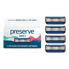 Preserve Shave5 – lames en céramique pour une glisse douce et précise
