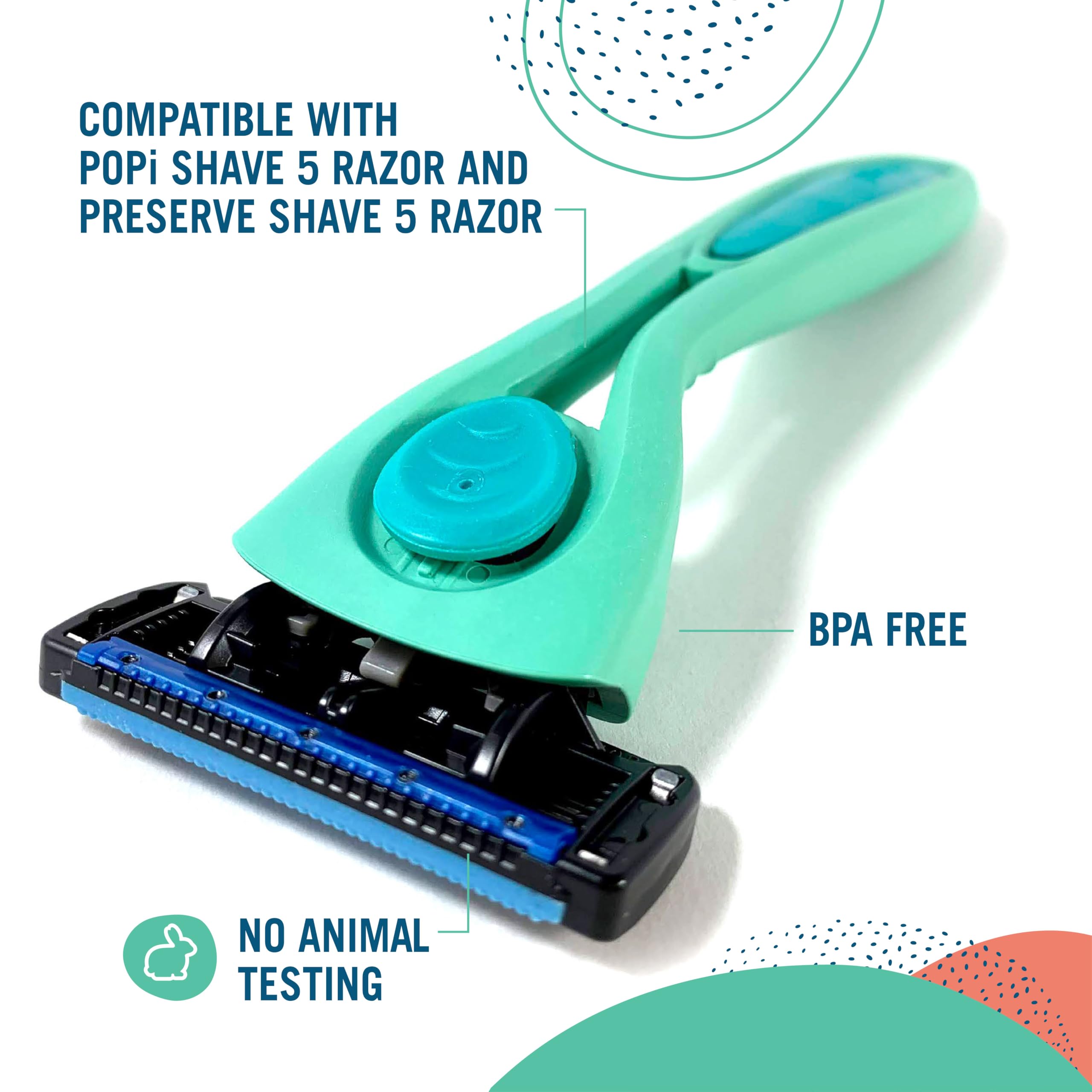 Preserve Shave5 – précision avec cinq lames pour contours et angles