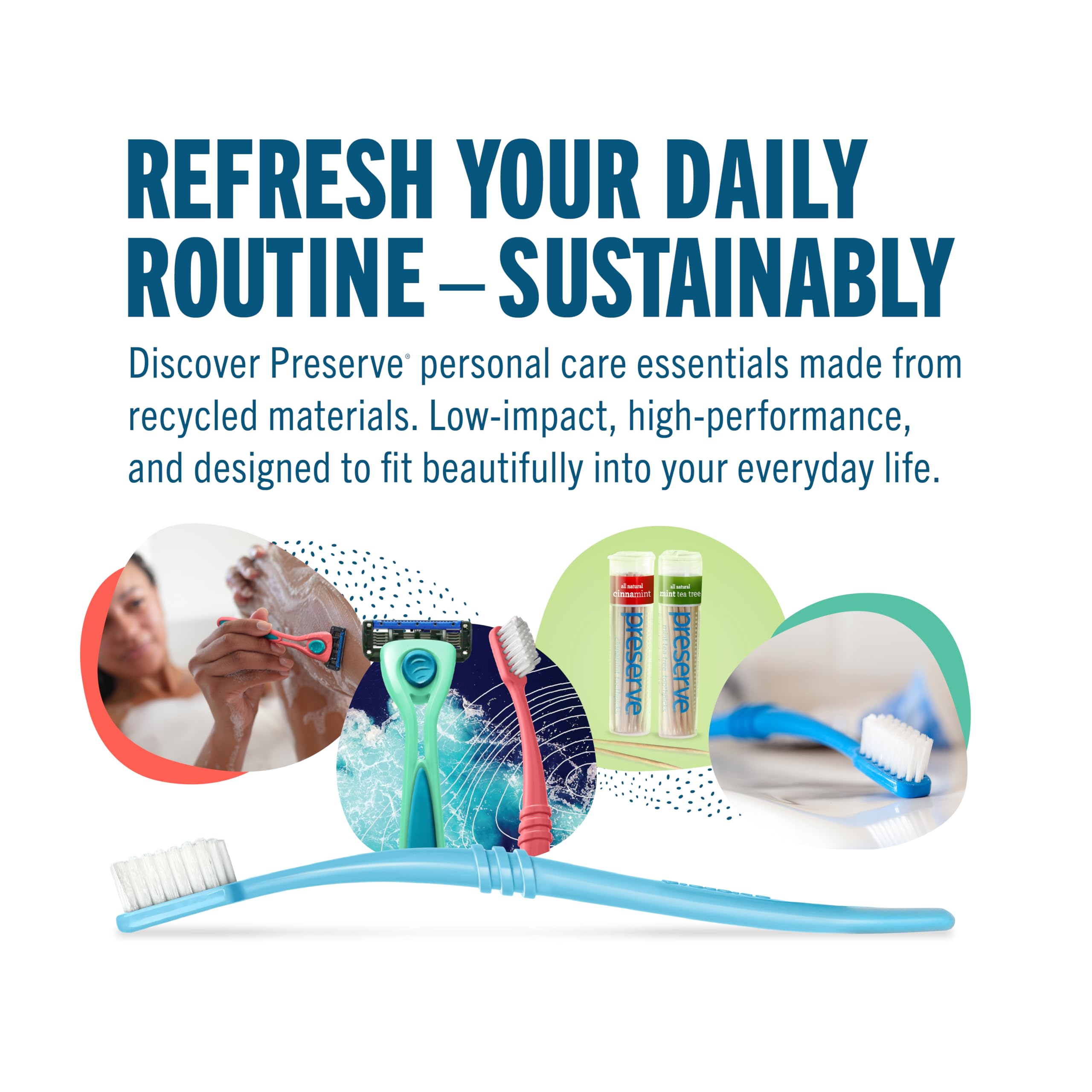 Preserve Shave5 – adapté pour hommes et femmes pour une routine universelle