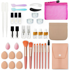 PrettyCare ensemble-maquillage-voyage-38-pieces: accessoire compact et pratique pour voyager