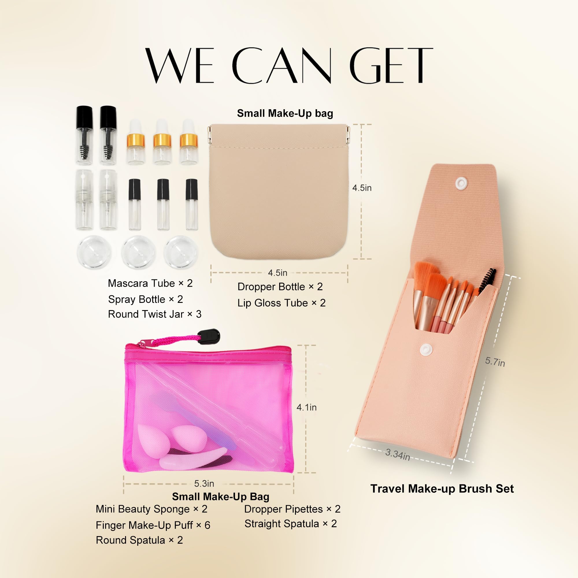 PrettyCare eponges-maquillage-2: éponges réutilisables pour fond et correcteur