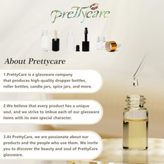 PrettyCare pots-cremes-voyage-100ml: pots transparents et faciles à remplir