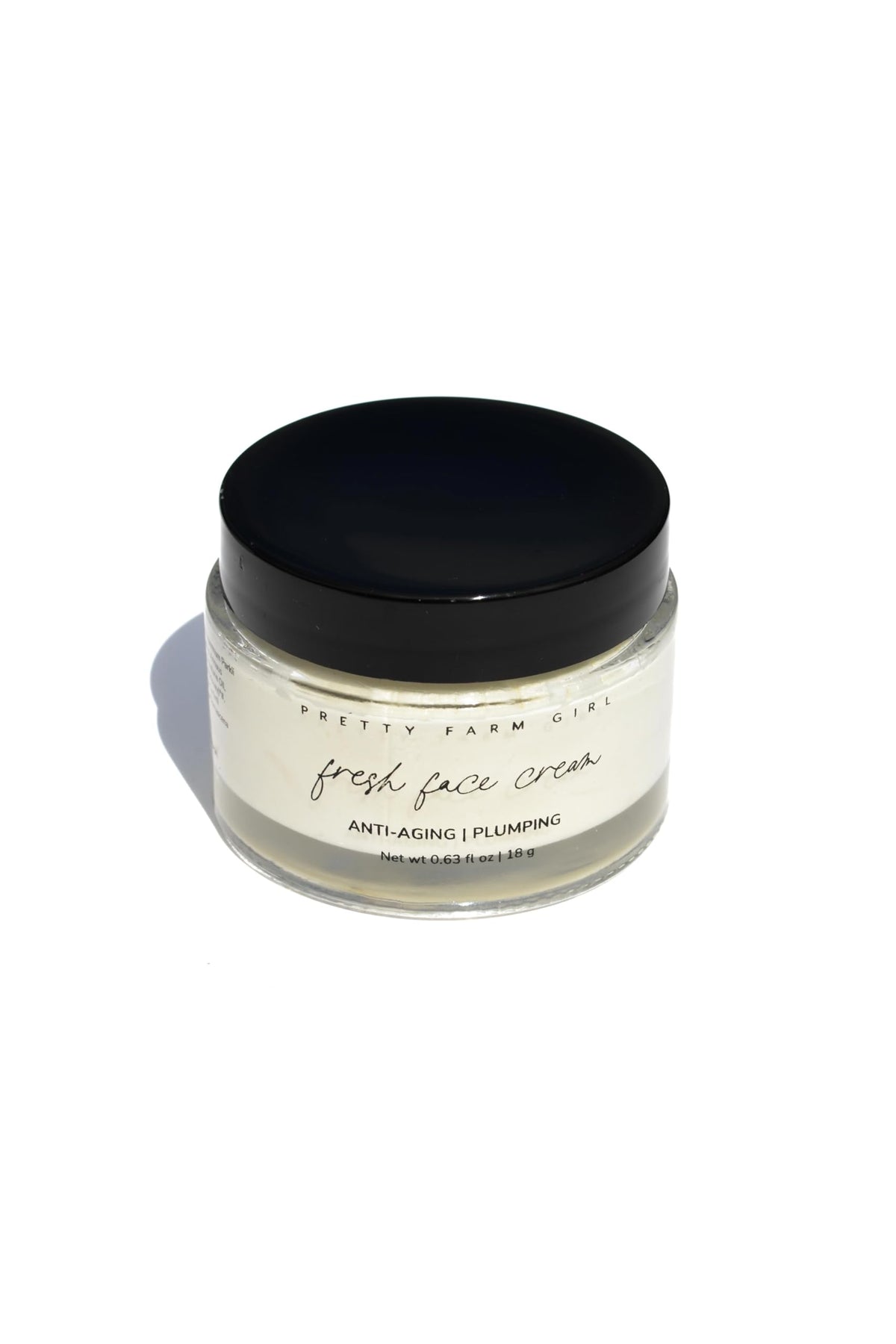 Pretty farm girl crème visage au suif – bouteille élégante et hydratation durable.