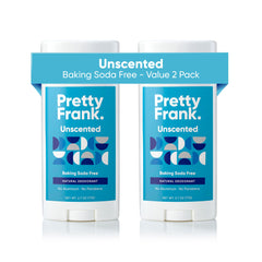 Pretty Frank baton-deodorant sans aluminium, fraîcheur pour peau sensible.
