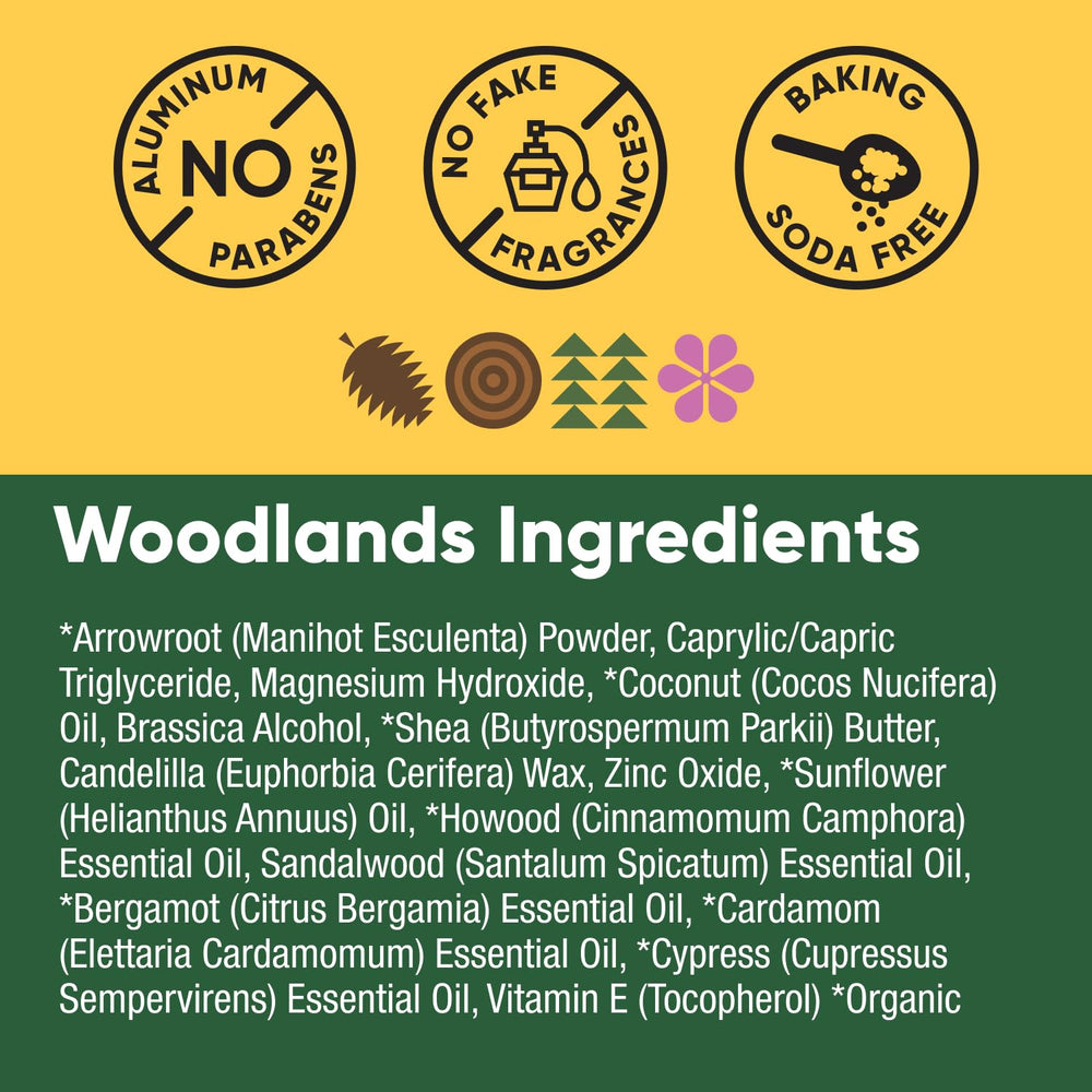 Pretty Frank Woodlands made in USA label on packaging.