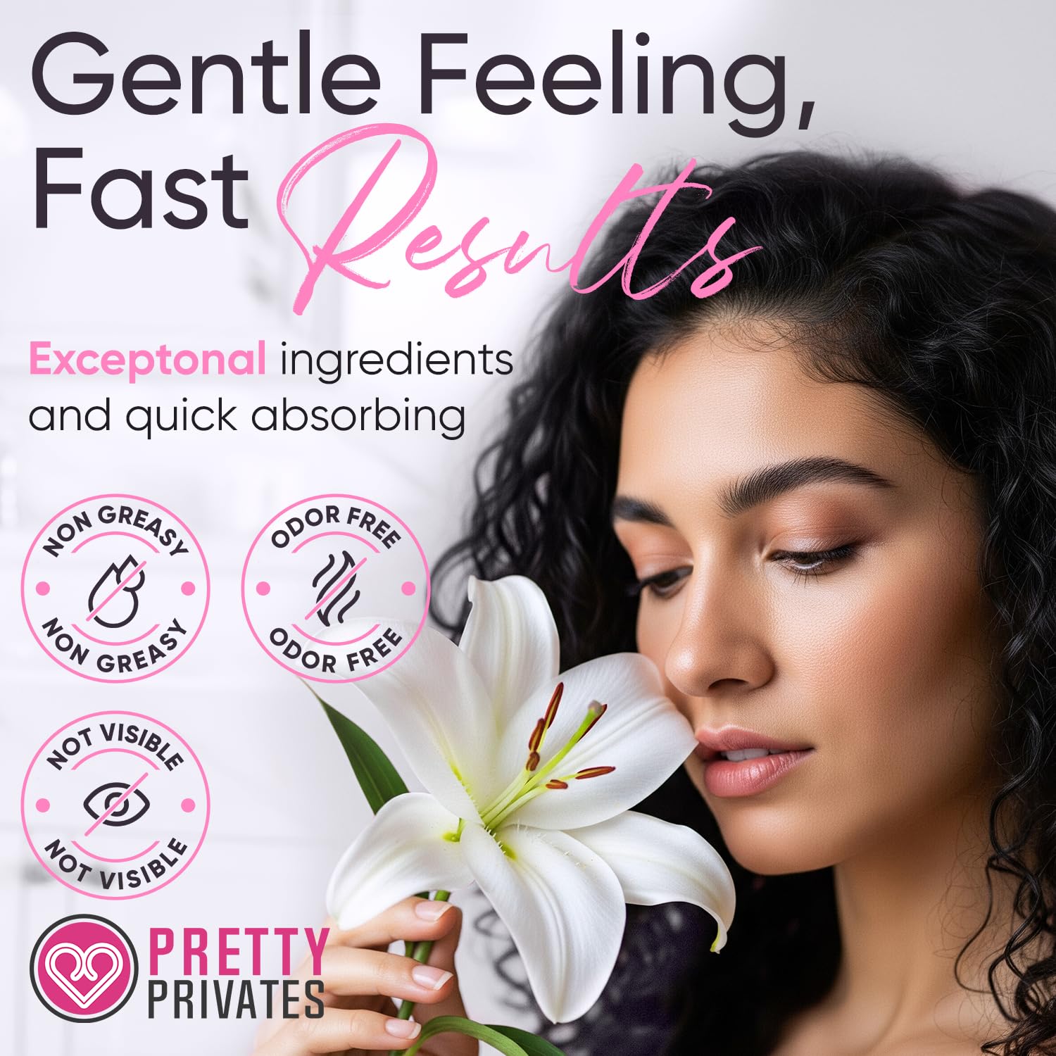 Pretty Privates coudes, peau plus lisse et teint égal