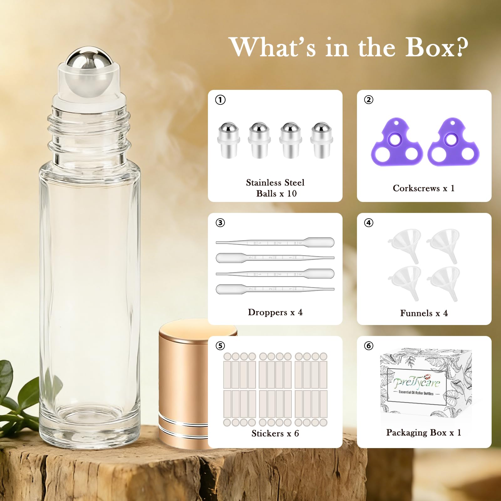 PrettyCare accessoire voyage, étui compact pour emporter vos produits.