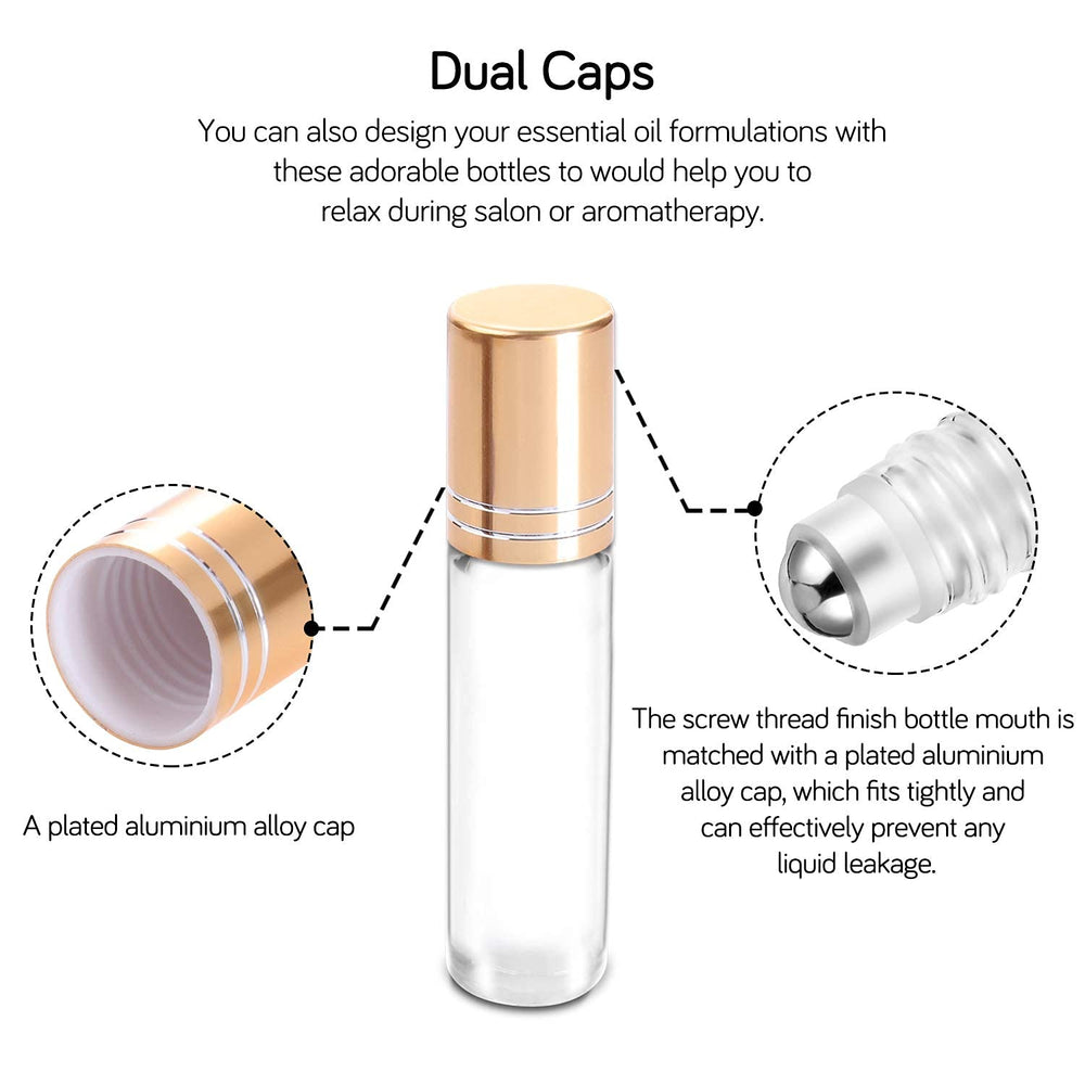 Capuchon métallique PrettyCare avec fermeture anti-fuite fiable.