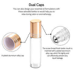 Capuchon métallique PrettyCare avec fermeture anti-fuite fiable.