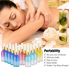 PrettyCare capuchons dorés assurant une fermeture étanche et fiable.