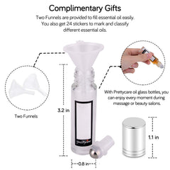 PrettyCare capots métalliques argentés garantissent une étanchéité fiable pour vos huiles.