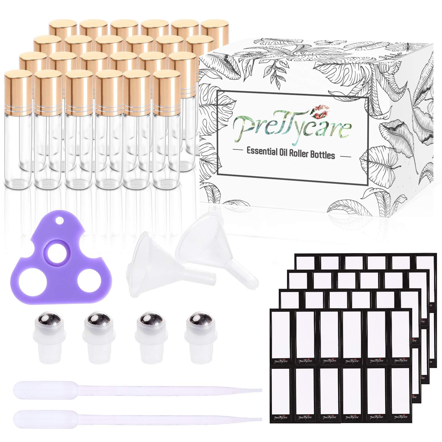 PrettyCare ouvertures et pipettes, outils pratiques pour remplir et doser.