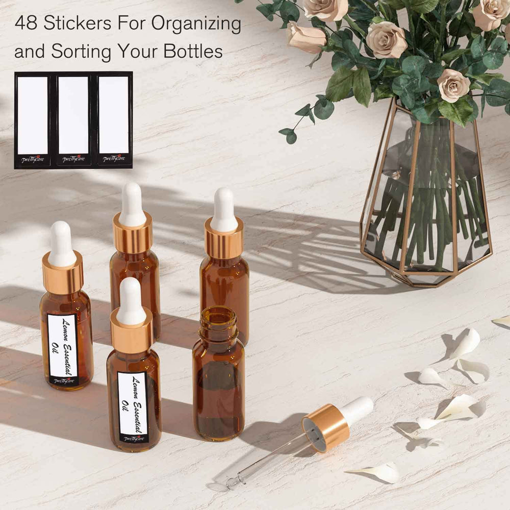 Pipettes mesurées en plastique PrettyCare pour dosage précis.
