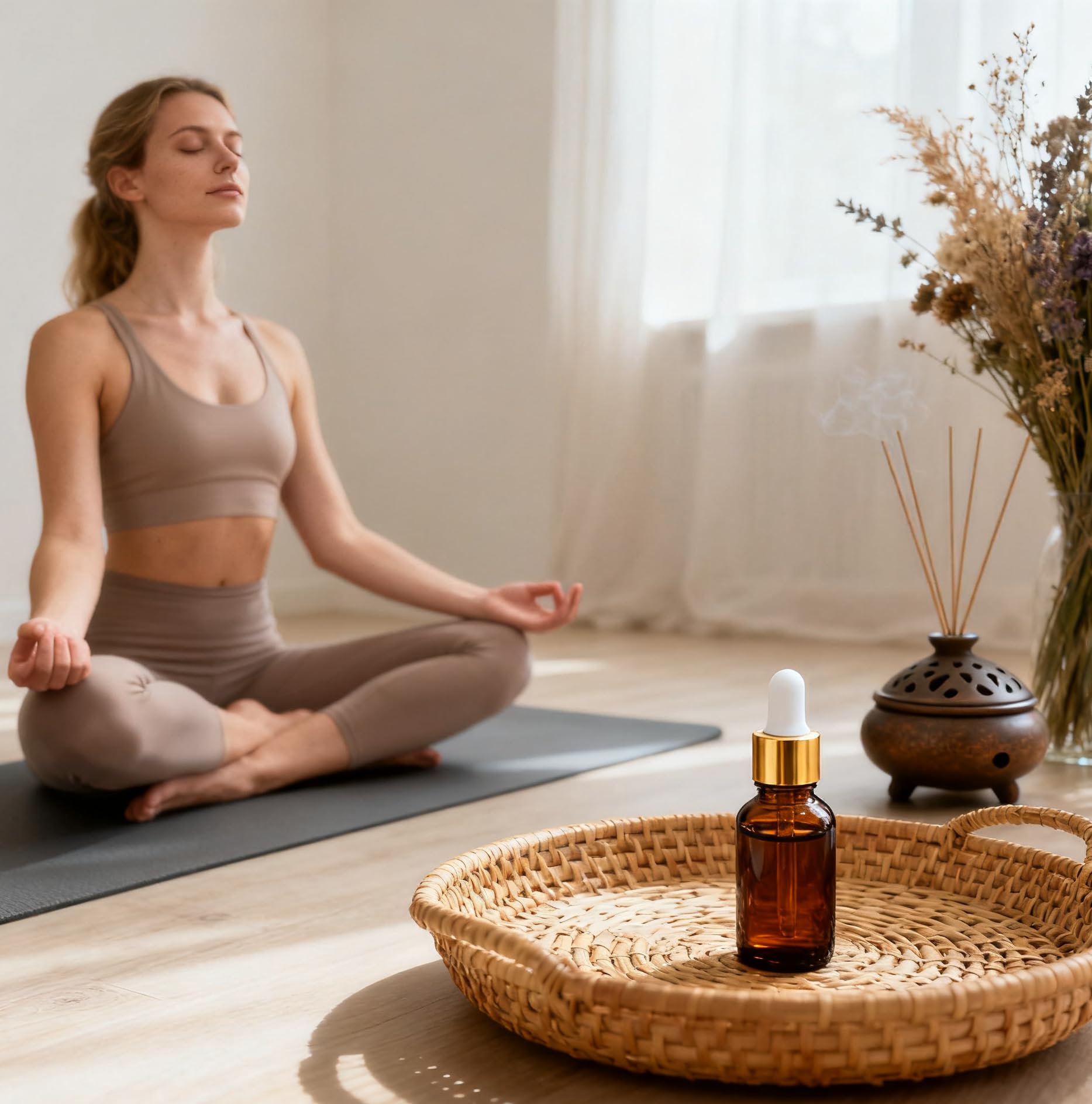Utilisation aromathérapie avec PrettyCare pour stocker huiles essentielles.