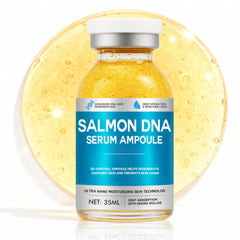 Prettypum Salmon DNA Ampoule, bouteille 35 ml, hydratation ciblée pour le teint.