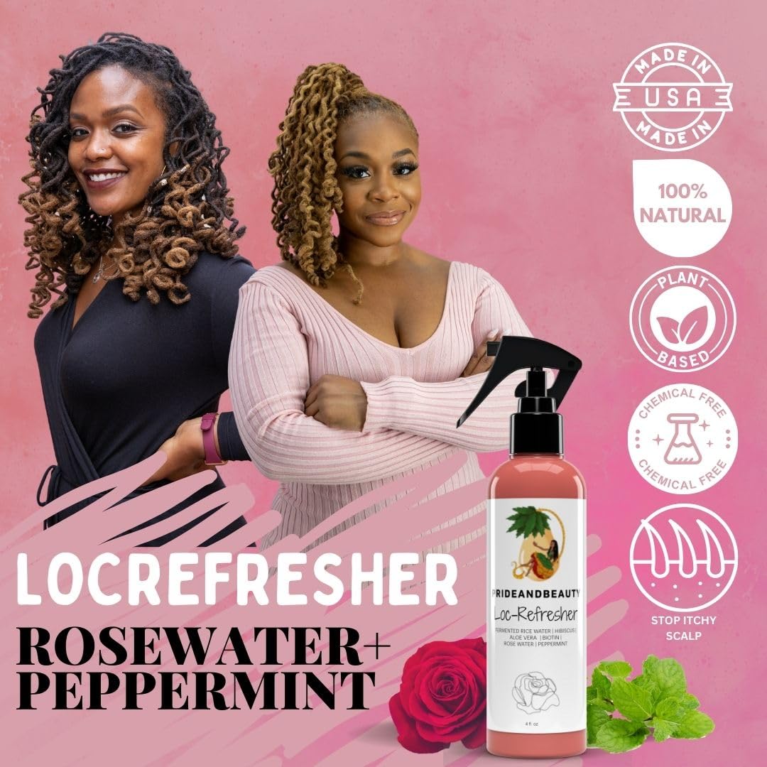 PRIDE AND BEAUTY Thé vert pour locs – renforce les mèches et limite la casse.