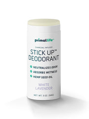 Stick Up Primal Life Organics, emballage carton écologique, pratique pour le voyage