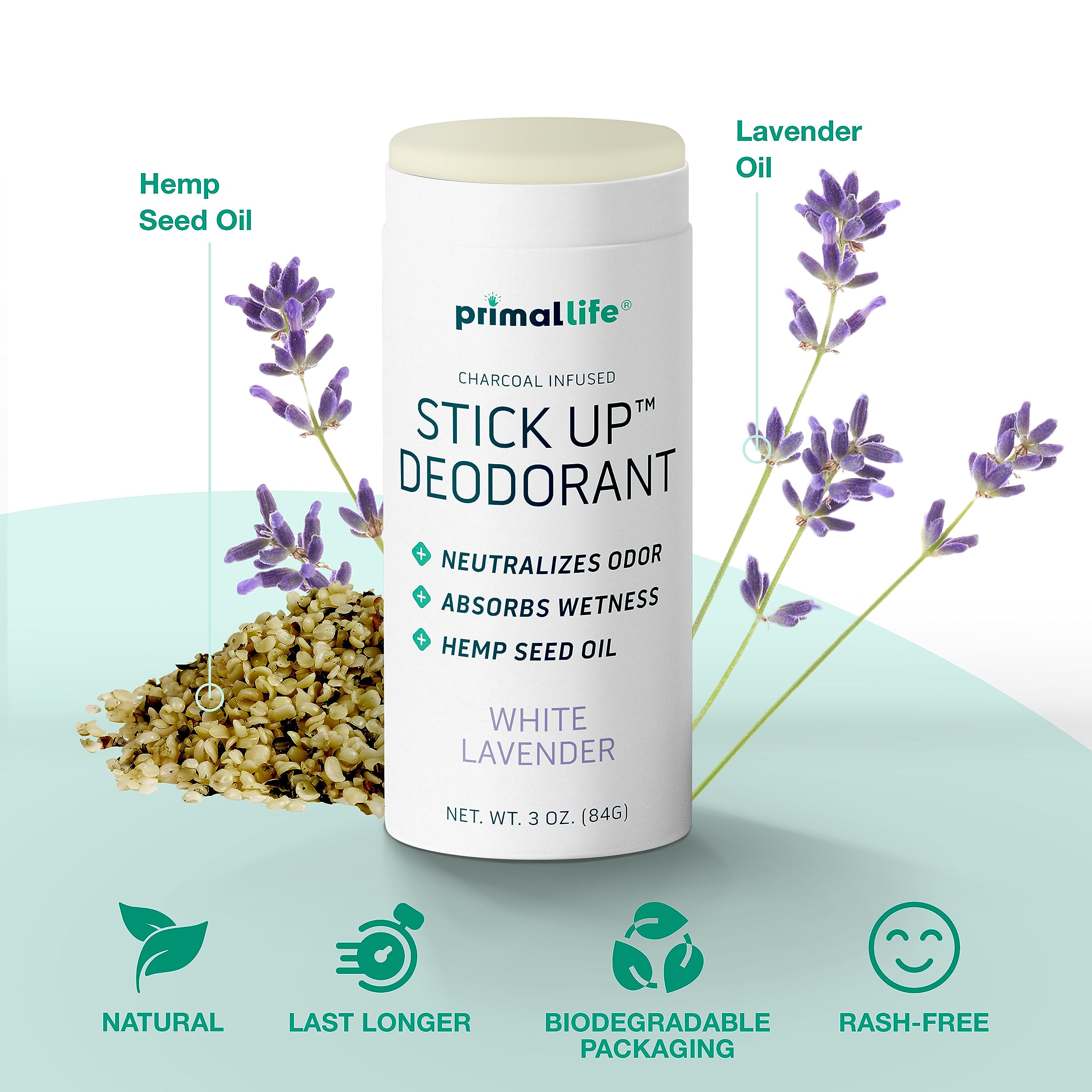 Stick Up Primal Life Organics, texture crème à appliquer, usage facile