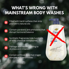 PRIMALS Thé vert – Hydratation et apaisement cutané après douche.