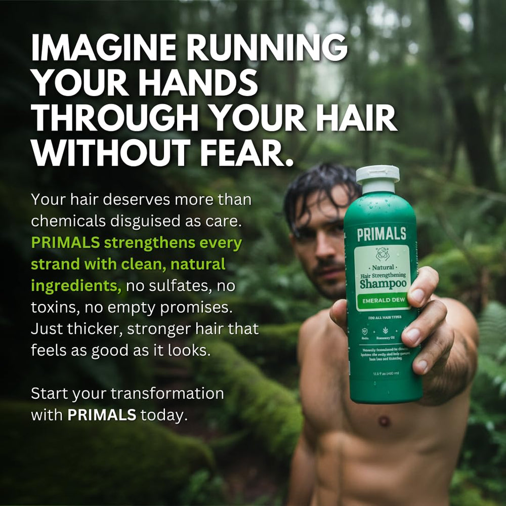 PRIMALS Shampoing Rinçage — Rinçage efficace pour des cheveux propres et hydratés