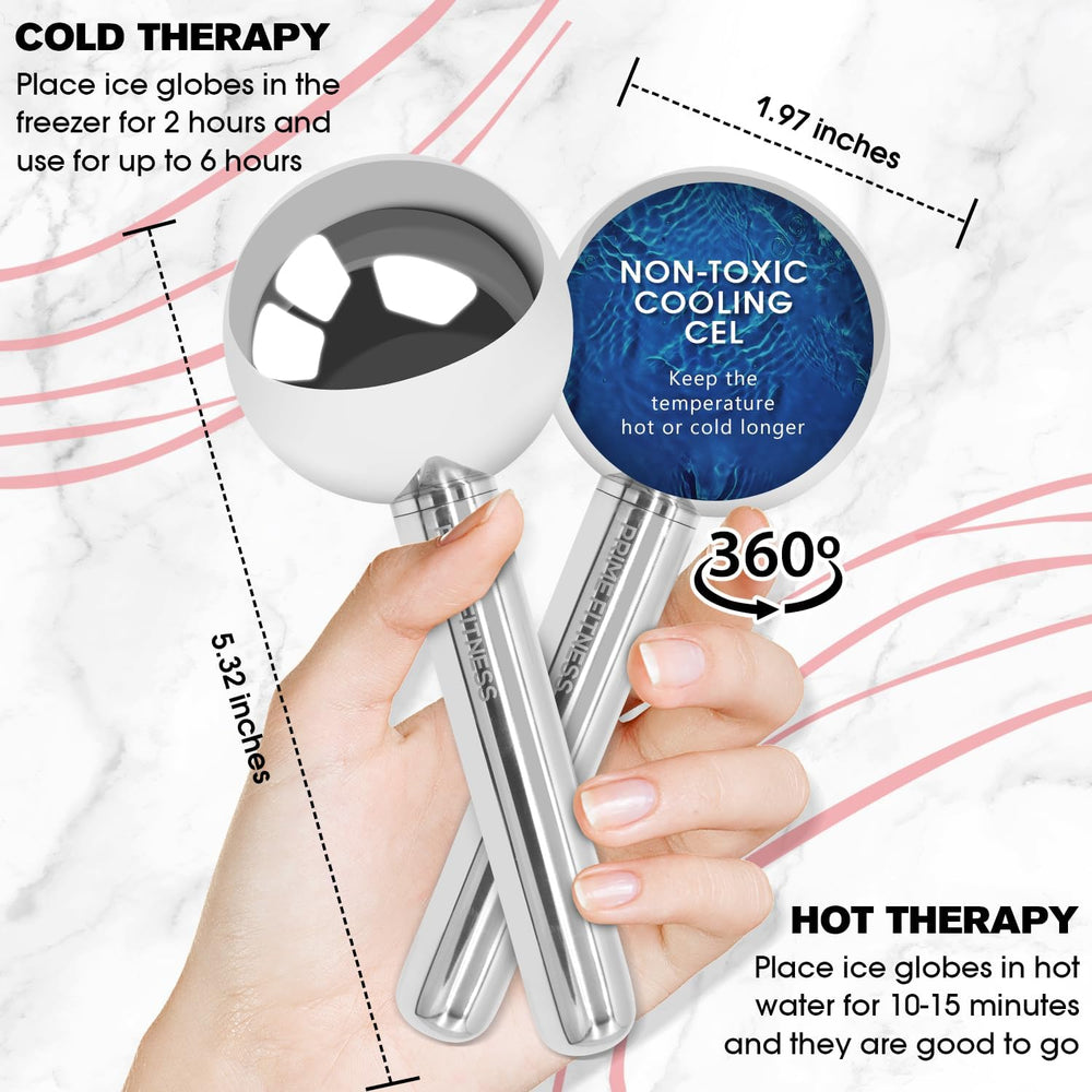 PRIME Fitness bâtons cryotherapie visage: utilisation froide rapide pour tonifier la peau.