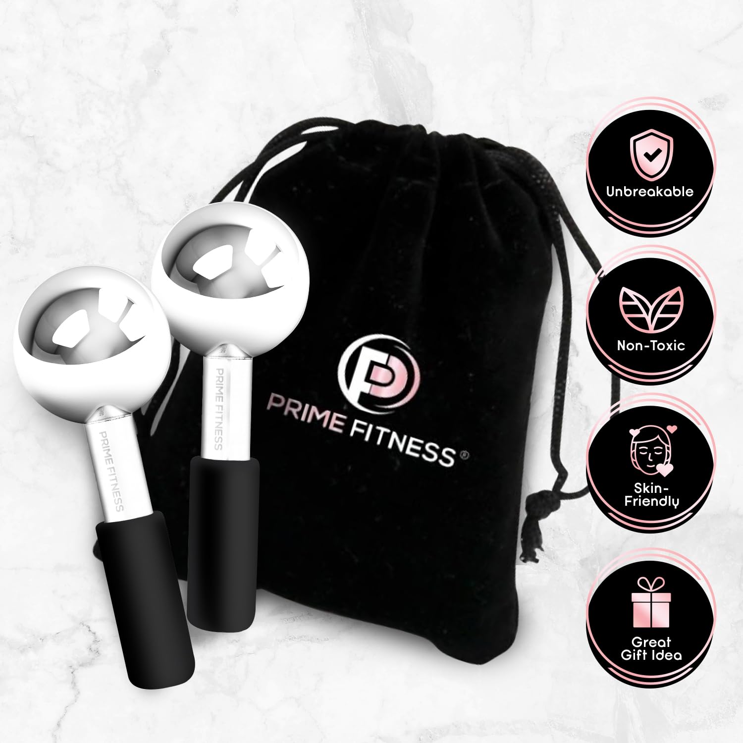Prime Fitness Boules Glace Cou Relaxation : apporte fraîcheur et détente au cou et à la mâchoire.