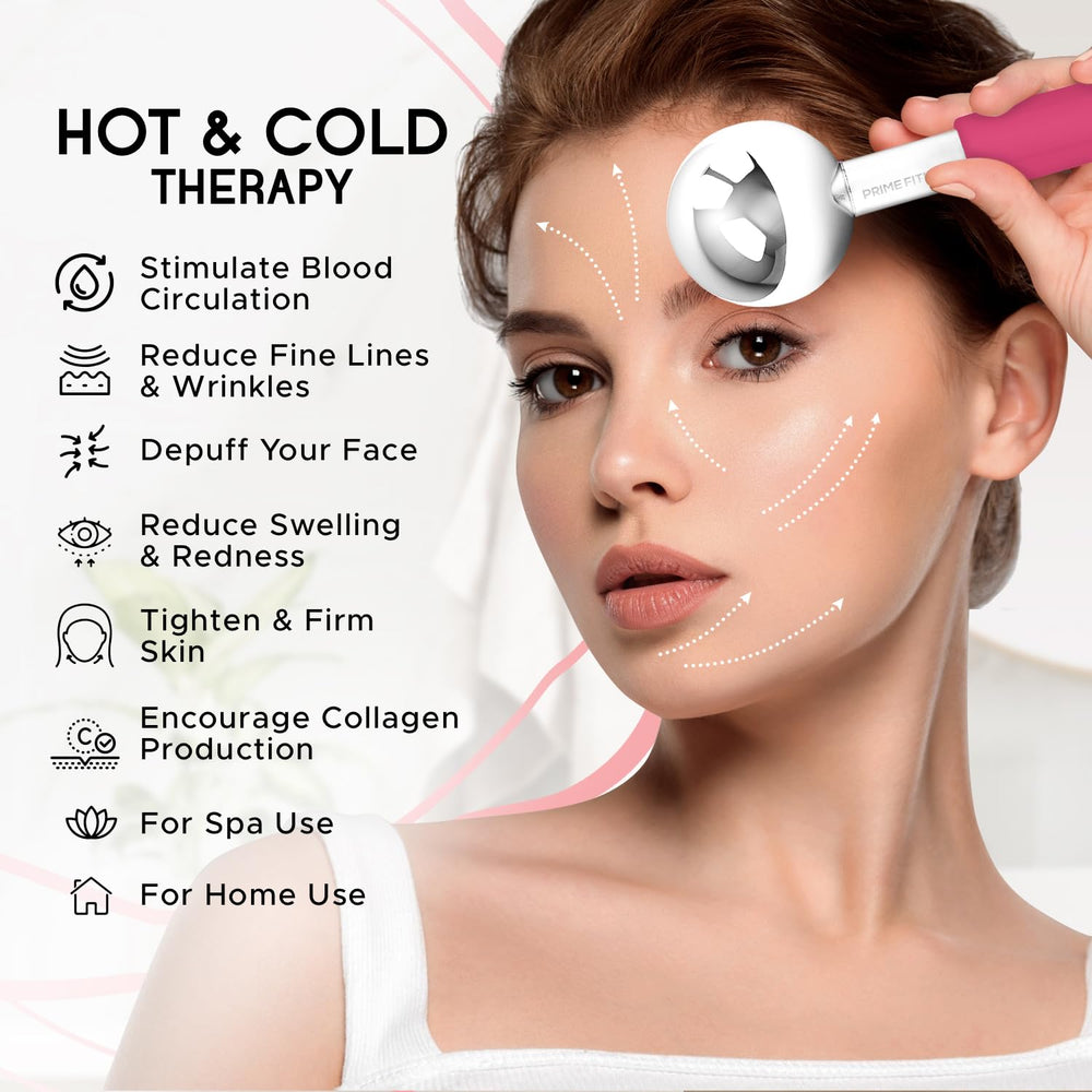PRIME Fitness Cryo-bâtons visage, utilisés froid ou chaud pour un massage spa.