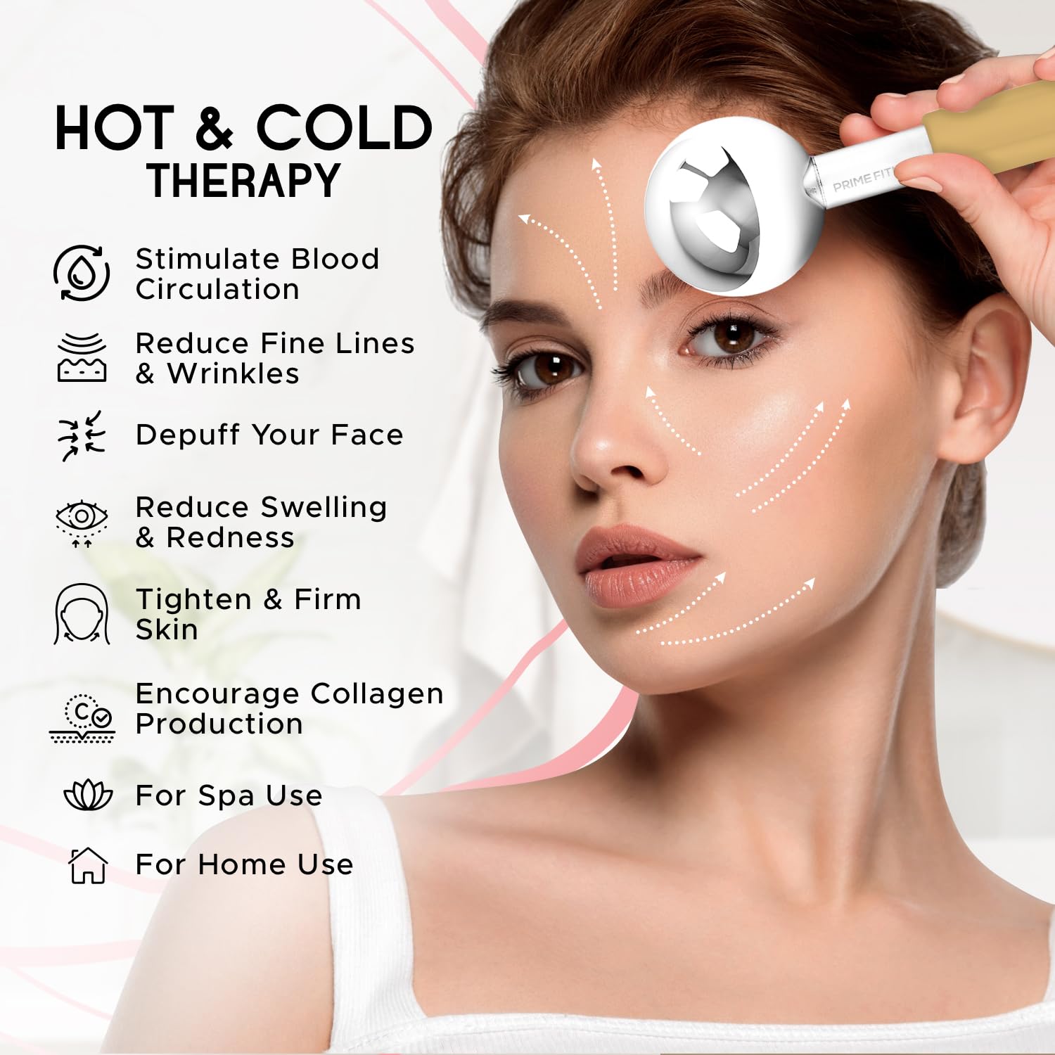 Massage visage cou yeux Prime Fitness – soulagement des tensions et contour mieux défini