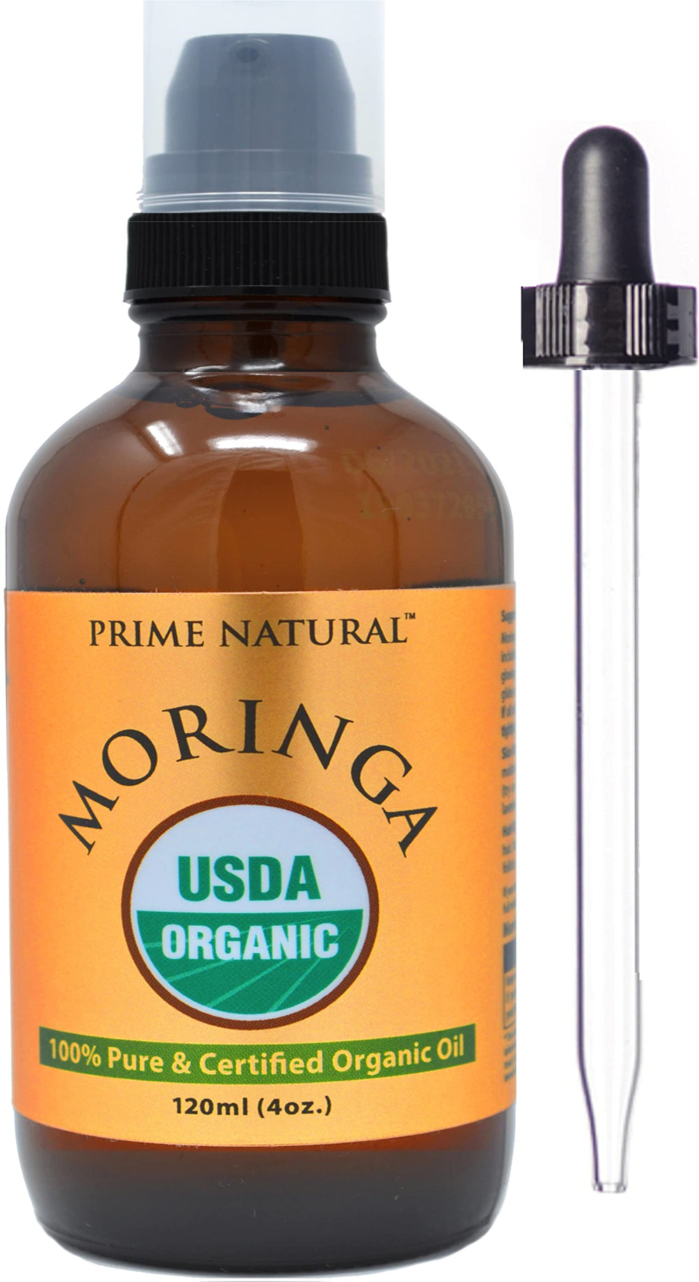 PRIME NATURAL Huile de Moringa – pression à froid, soin visage et corps.