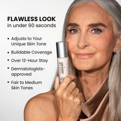 Prime Prometics – finition lumineuse et naturelle pour peau mature.