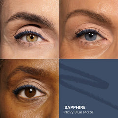 Démonstration de douceur et précision lors de lapplication PrimeEyes Glide Eyeliner