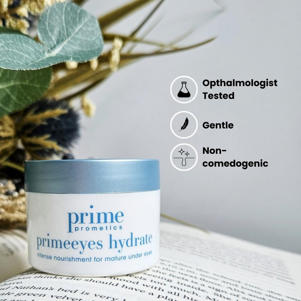 PrimeEyes Hydrate – regard-frais-et-repose: fini lumineux sans film collant.
