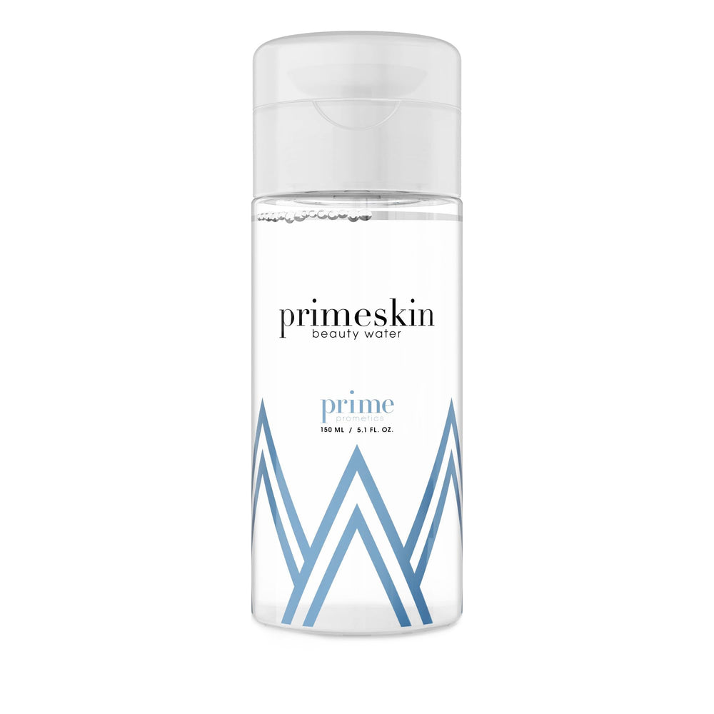 PrimeSkin Beauty Water – image de la bouteille; hydratation légère et démaquillage en douceur.