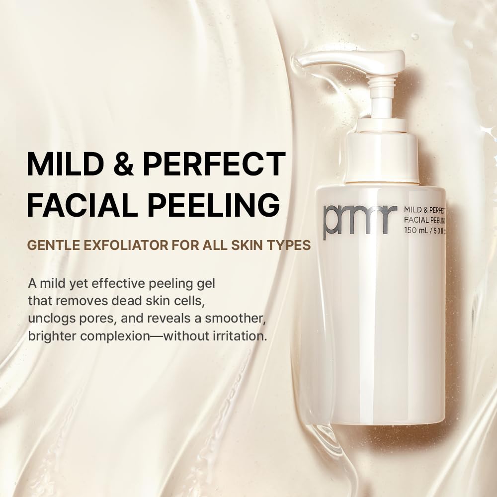 Primera PRMR Gel Peeling hydratation 2-en-1 — peau équilibrée et hydratée.
