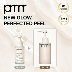 Primera PRMR Gel Peeling visage — pores affinés et peau purifiée.