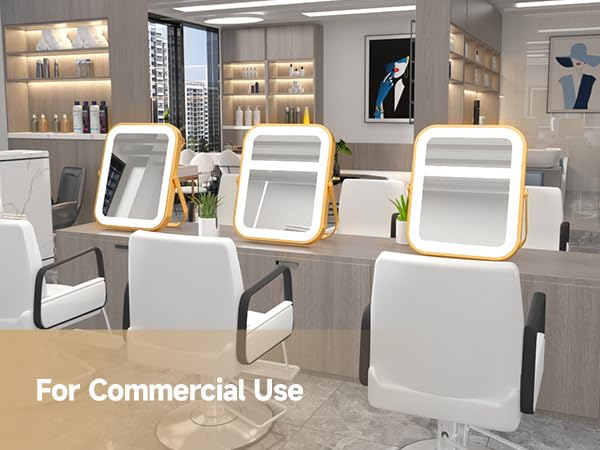 Miroir Primetek portable idéal bureau ou coiffeuse pour gagner de l'espace