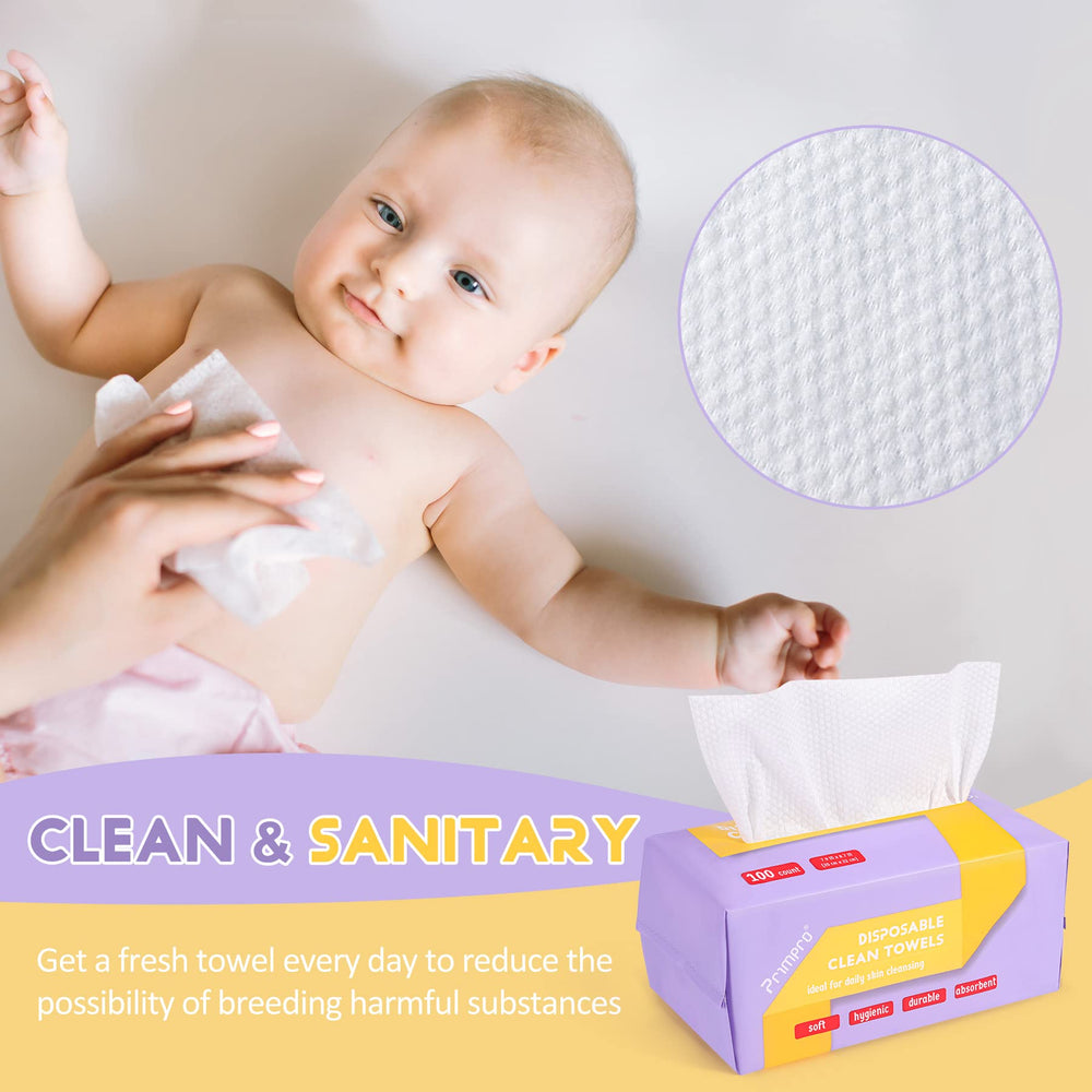 Lingettes Primpro biodégradables sans parfum, respectueuses de l’environnement.