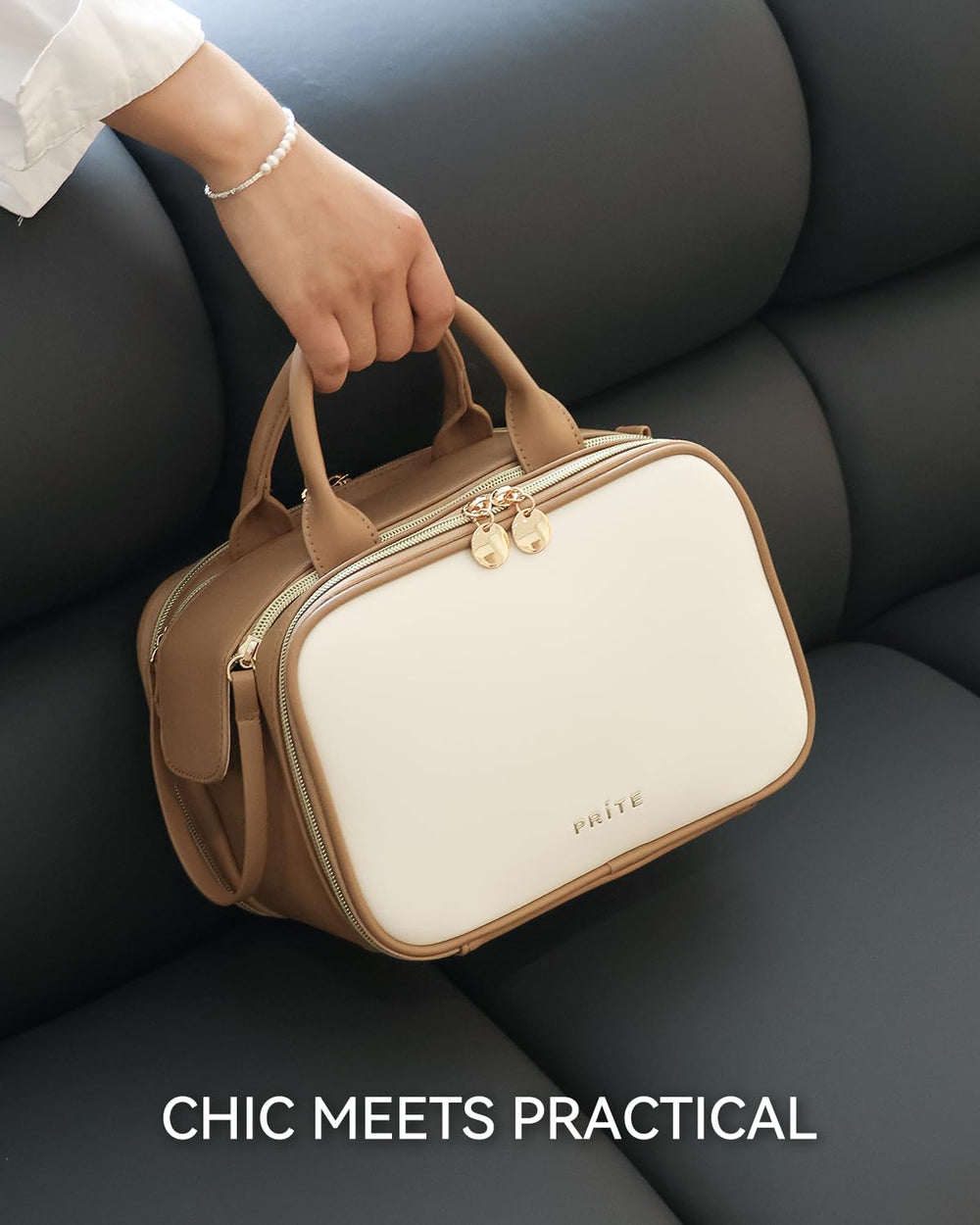 Prite Makeup Bag idéal pour voyage et usage quotidien.