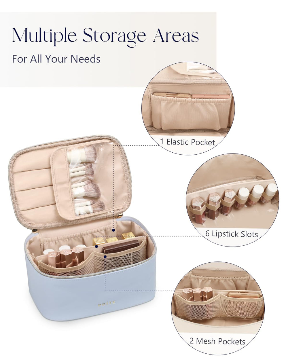 Prite organisation brosse etanche: rangements propres et faciles à nettoyer