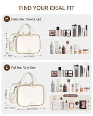 Sac Prite maquillage grande capacité pour tout le nécessaire.