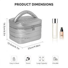 Prite sac-maquillage pliable et léger, idéal pour voyager léger et gagner de la place.