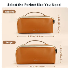 Prite trousse maquillage organisation intérieure: compartiments et poches pour tout ranger