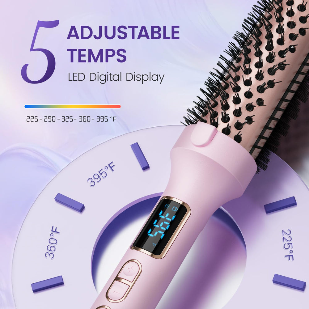 Barillet en céramique assure chaleur homogène pour un brushing fluide.
