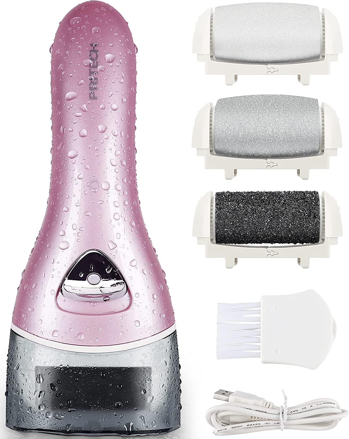 PRITECH lime-pied-électrique-rechargeable-portable: peau plus douce après bain grâce à l'appareil.