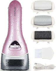 PRITECH lime-pied-électrique-rechargeable-portable: peau plus douce après bain grâce à l'appareil.