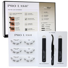 Pro Lash ProWear Kit démarrage prêt à poser pour un regard naturel.