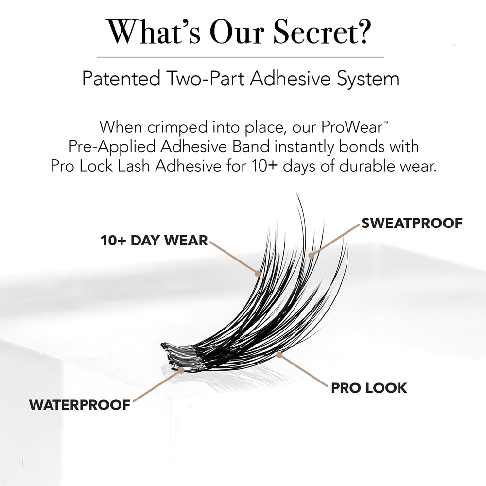 Pro Lash ProWear ProLock adhésif pour fixation précise et durable.
