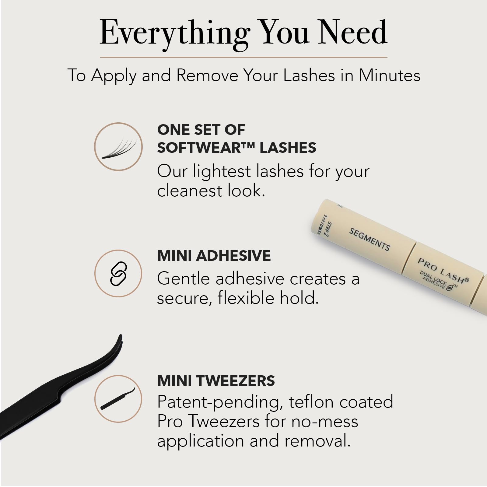 Pro Lash SoftWear Mini Clusters : étapes simples pour une tenue jusqu'à 7 jours