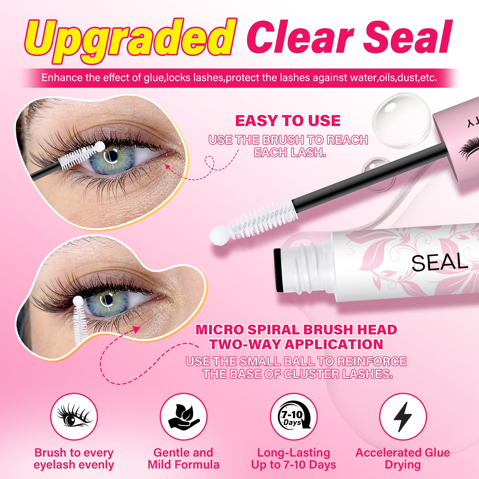 PRO LASHBEAUTY cils cluster adhesion pour une tenue durable